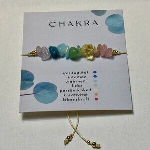 Chakra Colorful Stones Adjustable Bracelet
